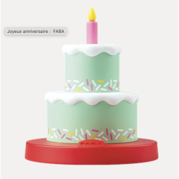 FABA-Klangfigur Alles Gute zum Geburtstag